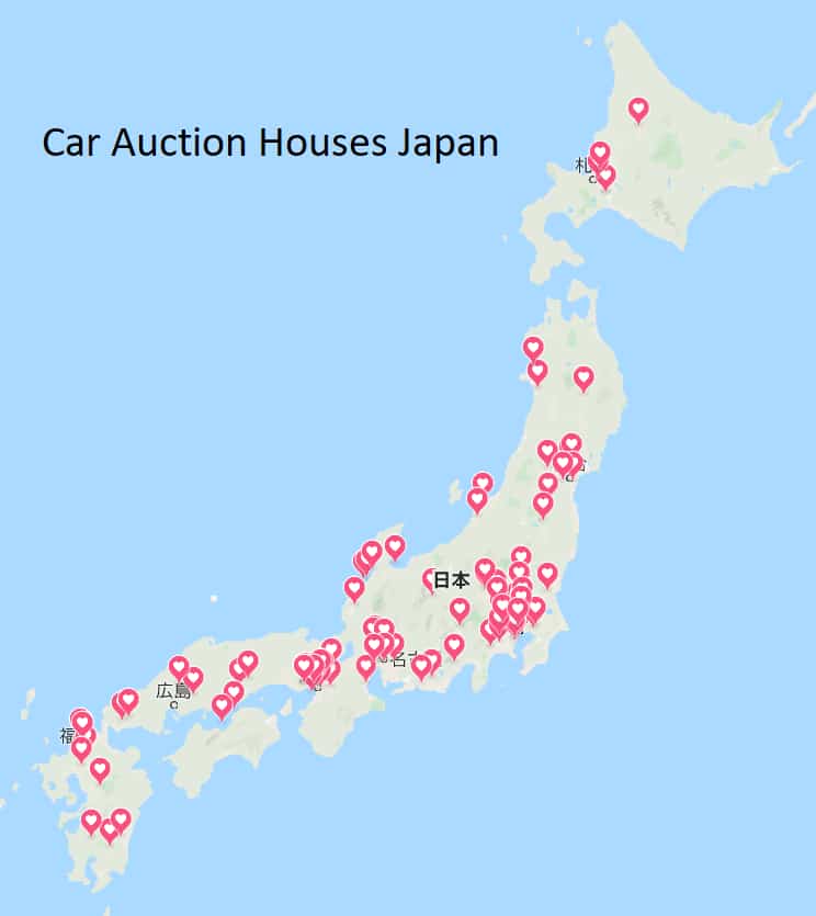 Auctions venue Japan car auctions