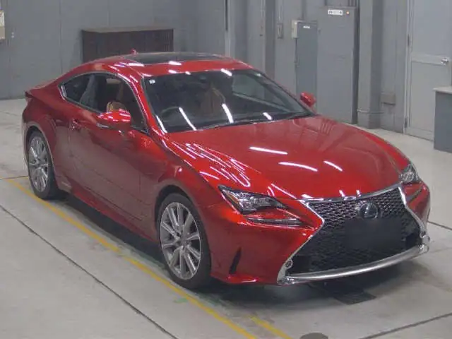 Lexus RC Red Coupe 2015 auction view