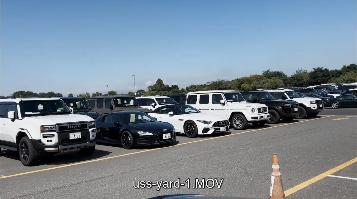 Auction cars in Tokyo