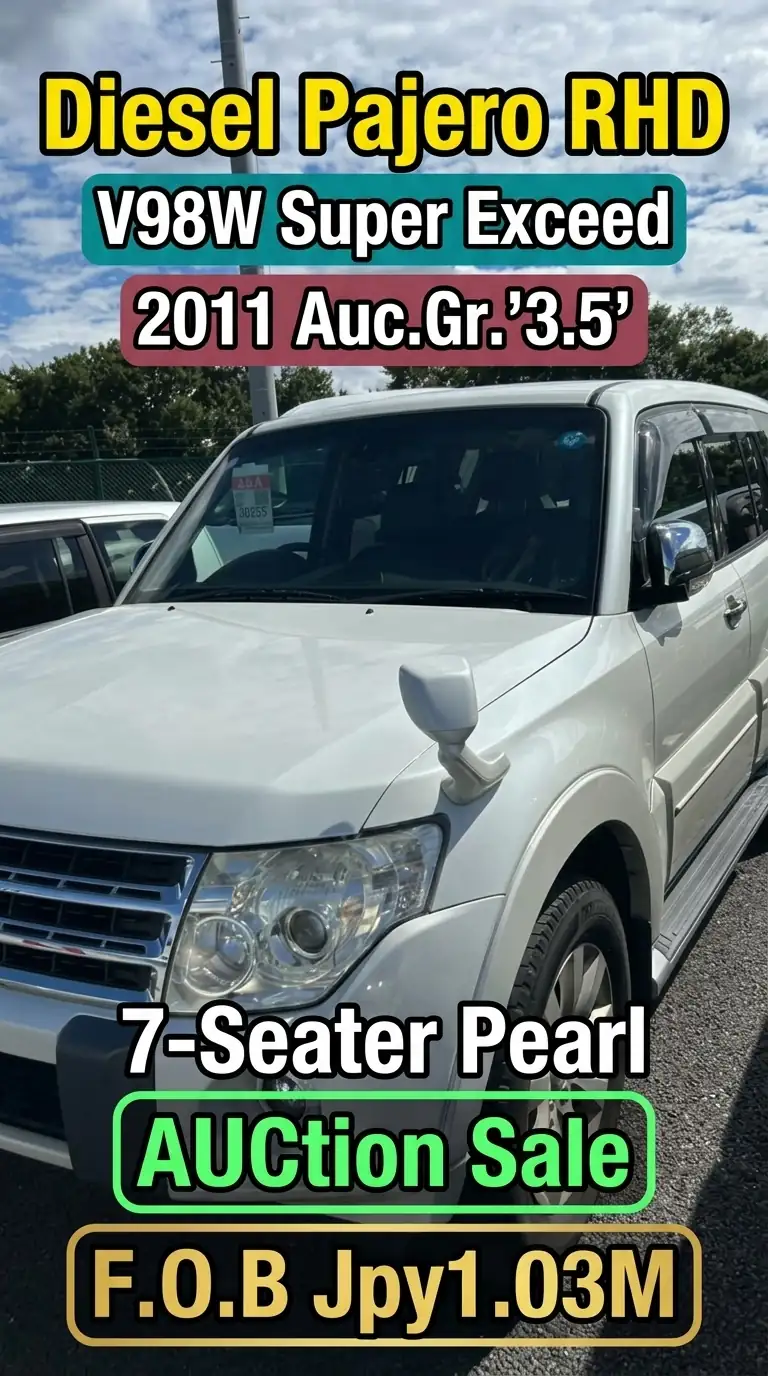 Pajero V98W – Export from Japan